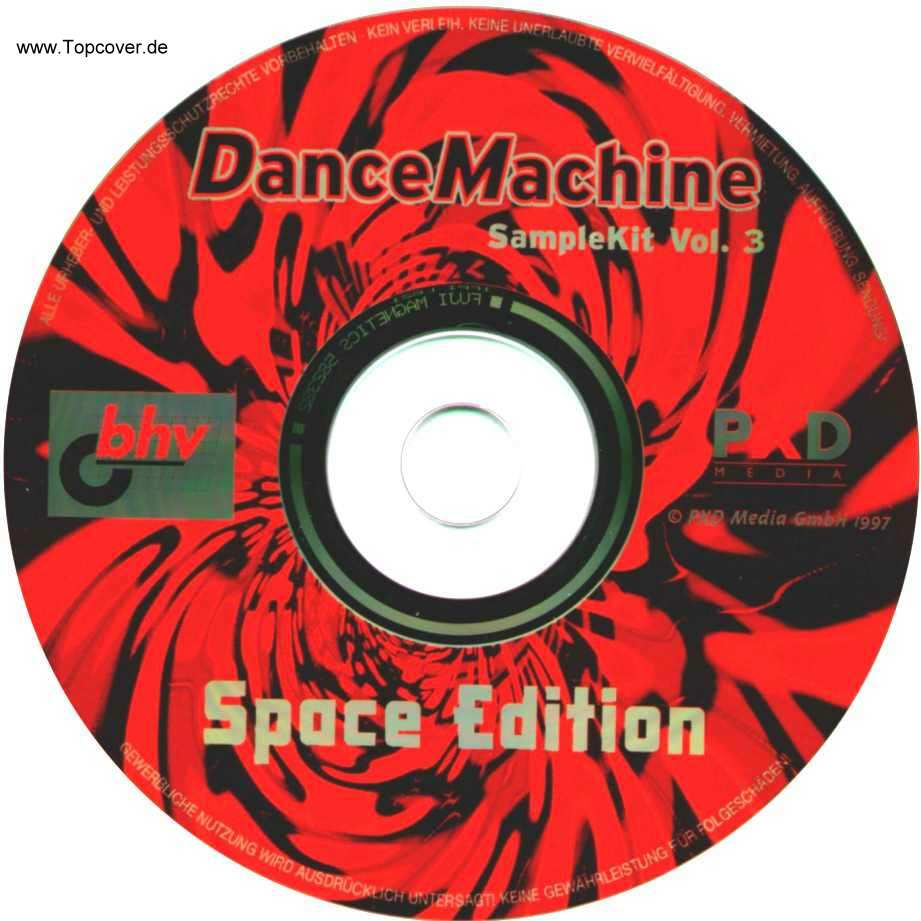 dance machine samplekit vol3 cd